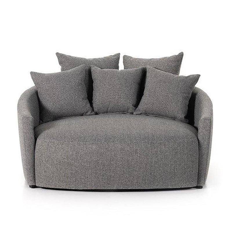 Sophie Media Lounger - Fallon Charcoal - Grove Collective