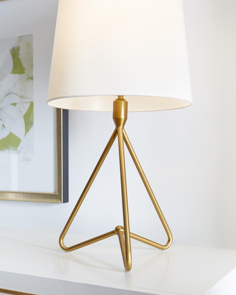 Daarom Attent spijsvertering Table Lamp, Gold, Shade, Newark, Lighting | Grove Collective