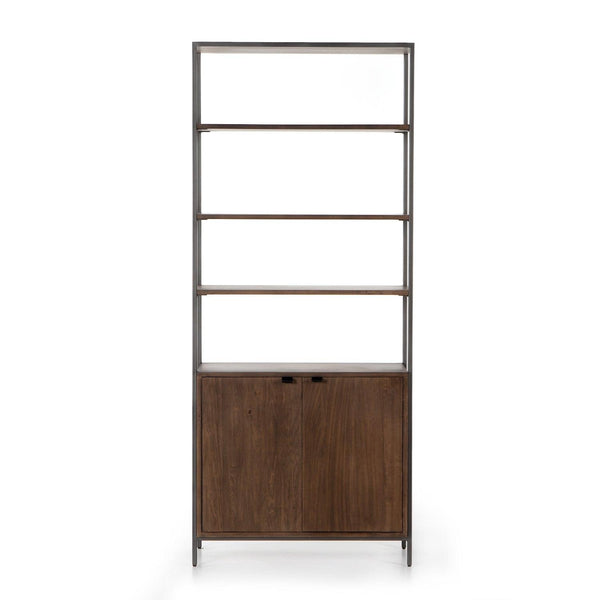 Trey Wide Bookcase Auburn Poplar - Grove Collective