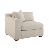 Rowan Modular Sofa or Sectional - Performance Fabric - Textured Oatmeal Left Arm - Grove Collective