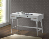 Transitional White Writing Desk - Grove Collective