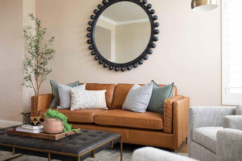 Emery Butterscotch Leather Sofa - Grove Collective