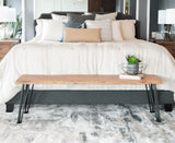 Tamarac Upholstered Grey Bed - Grove Collective