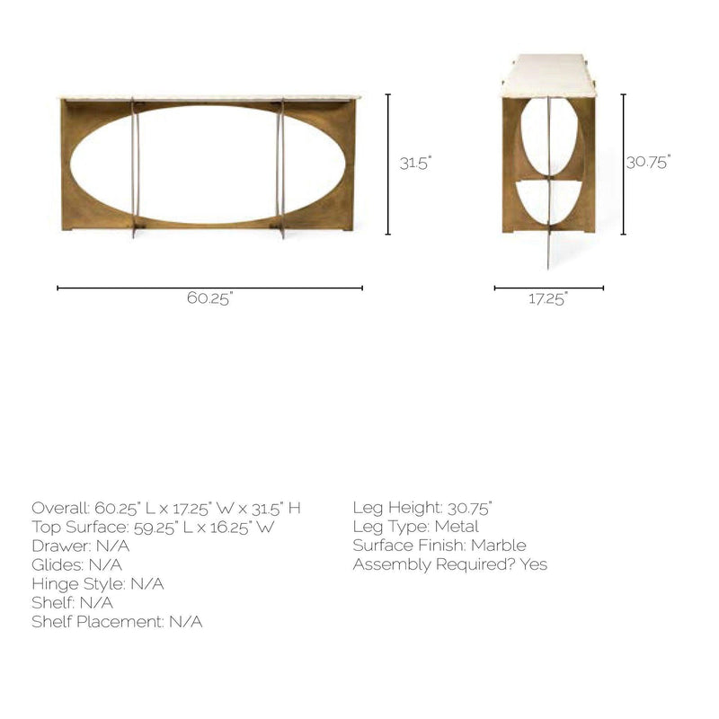 Rylie Console Table - Grove Collective