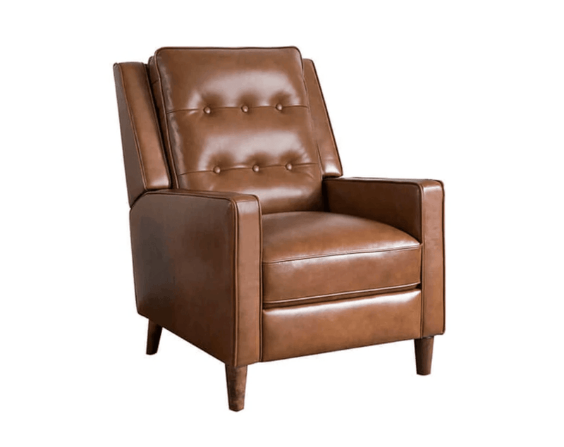 Holloway Leather Pushback Recliner - Grove Collective