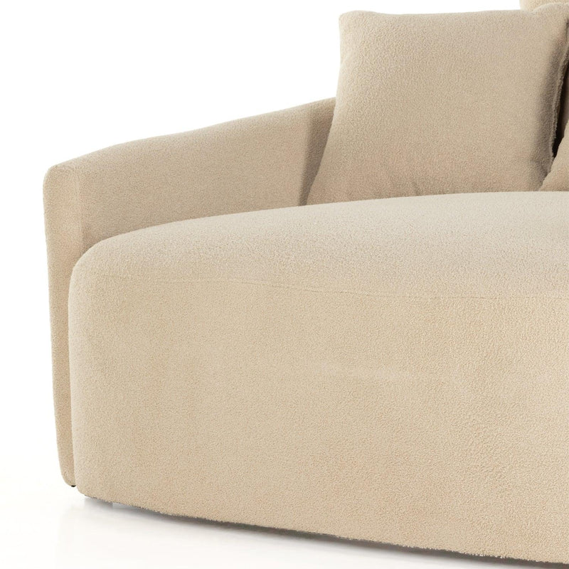 Sophie Media Lounger - Socorro Taupe - Grove Collective