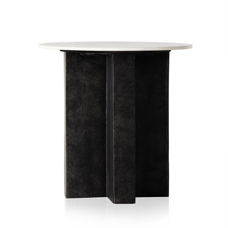 Terrell Round End Table - Grove Collective