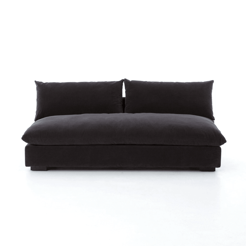 Grant Modular Sectional - Performance Fabric Armless Double Charcoal - Grove Collective