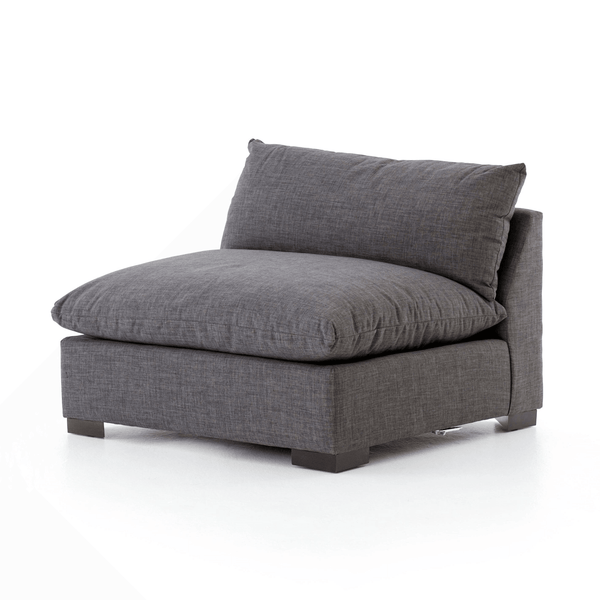 Westwood Modular Sectional Charcoal Armless - Grove Collective