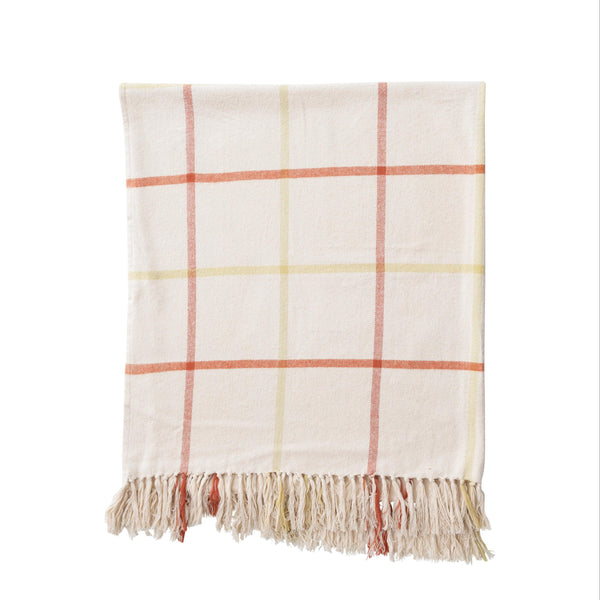 Flannel Grid Throw - Grove Collective